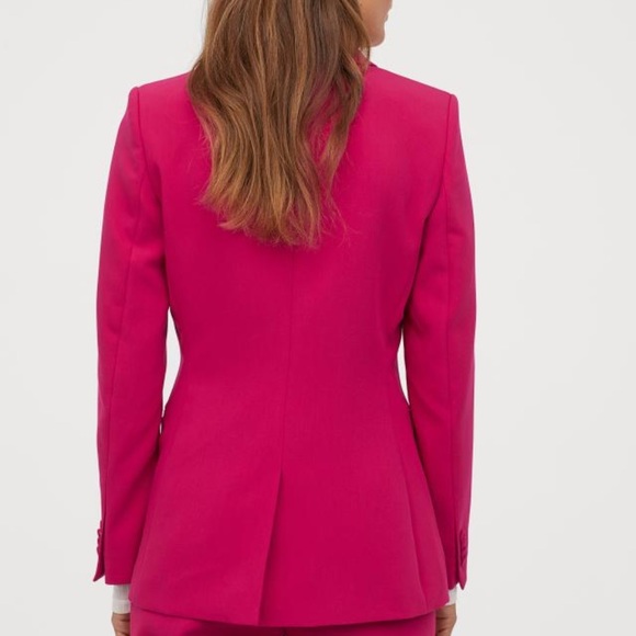 Double Breasted Pink Blazer - Picture 3 of 5